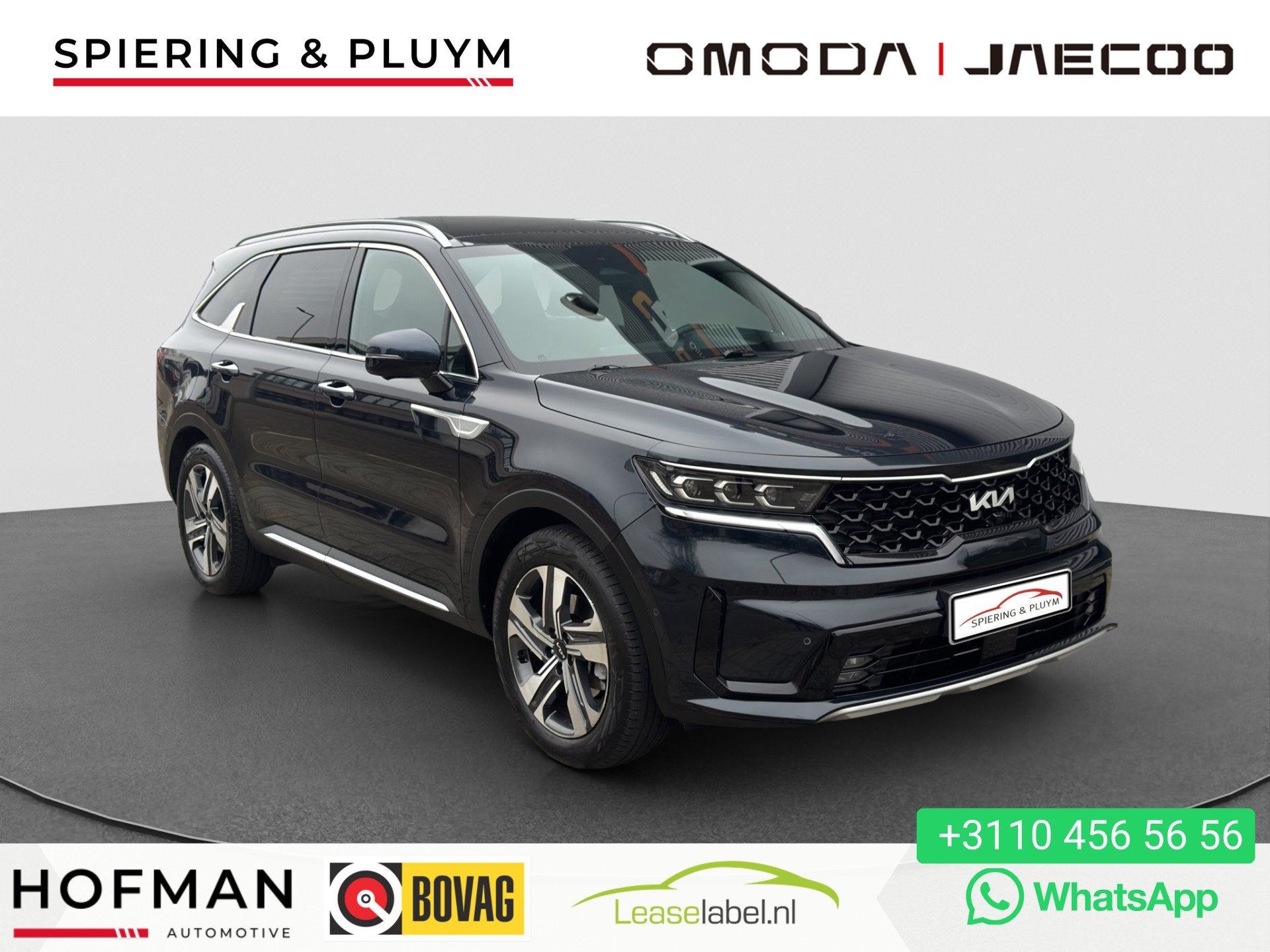 Kia Sorento 1.6 PHEV 4WD ExecutiveLine 7p. | Pano | Stoelver, Auto's, Dealer onderhouden, Gebruikt, Zwart, 4 cilinders