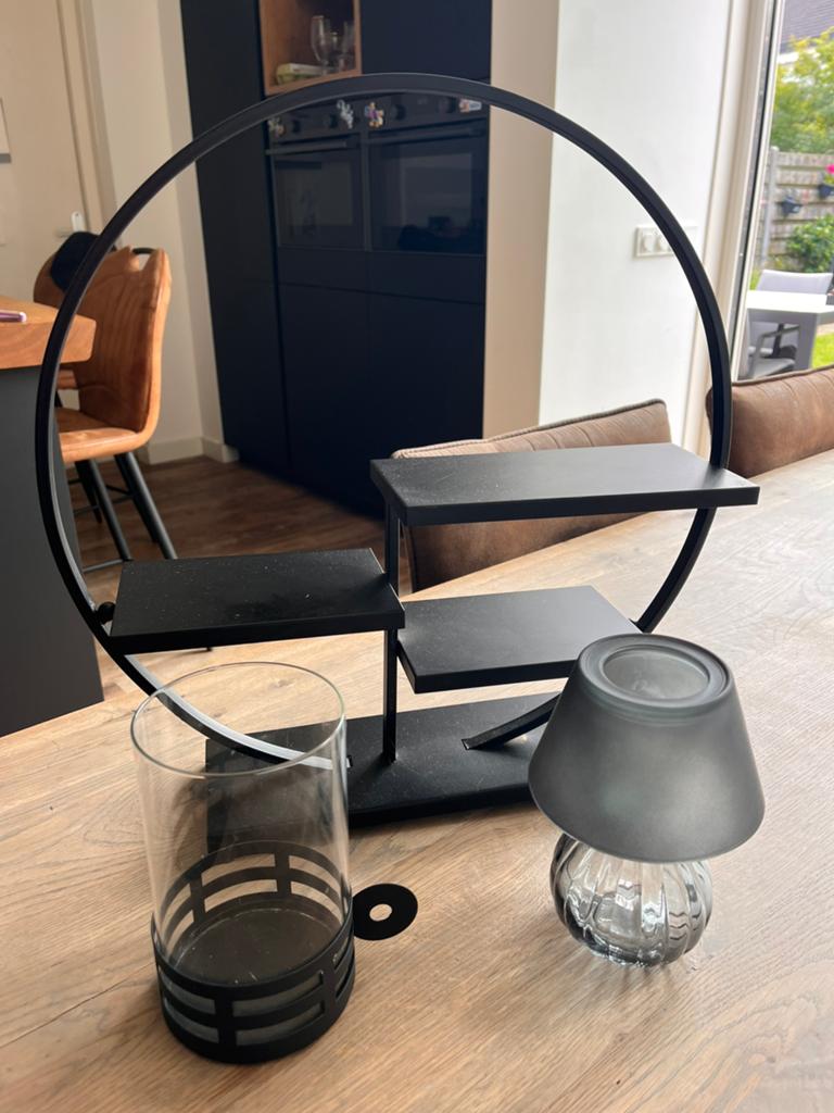 Decoratie materiaal, Huis en Inrichting, Ophalen, Zo goed als nieuw, Zwart, Overige materialen
