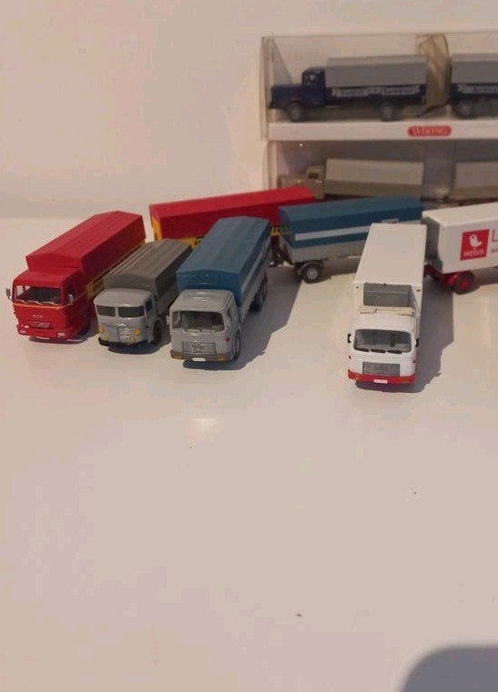 Te koop 6 Bussing vracht auto's, Ophalen, Zo goed als nieuw, Auto, Wiking