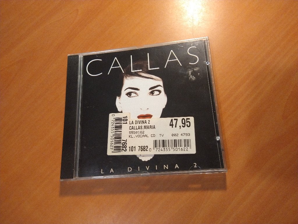 CD Maria Callas - La Divina 2, Cd's en Dvd's, Cd's | Klassiek, Ophalen of Verzenden, Barok, Zo goed als nieuw, Opera of Operette