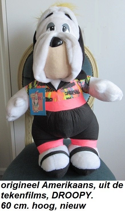 grote, 60 cm. Amerikaanse stuffed toy DROOPY., Ophalen of Verzenden, Zo goed als nieuw, Overige typen, Overige merken