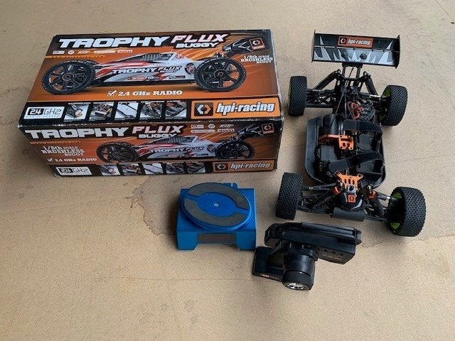 HPI Trophy Buggy Flux, Elektro, Gebruikt, Auto offroad, Ophalen of Verzenden