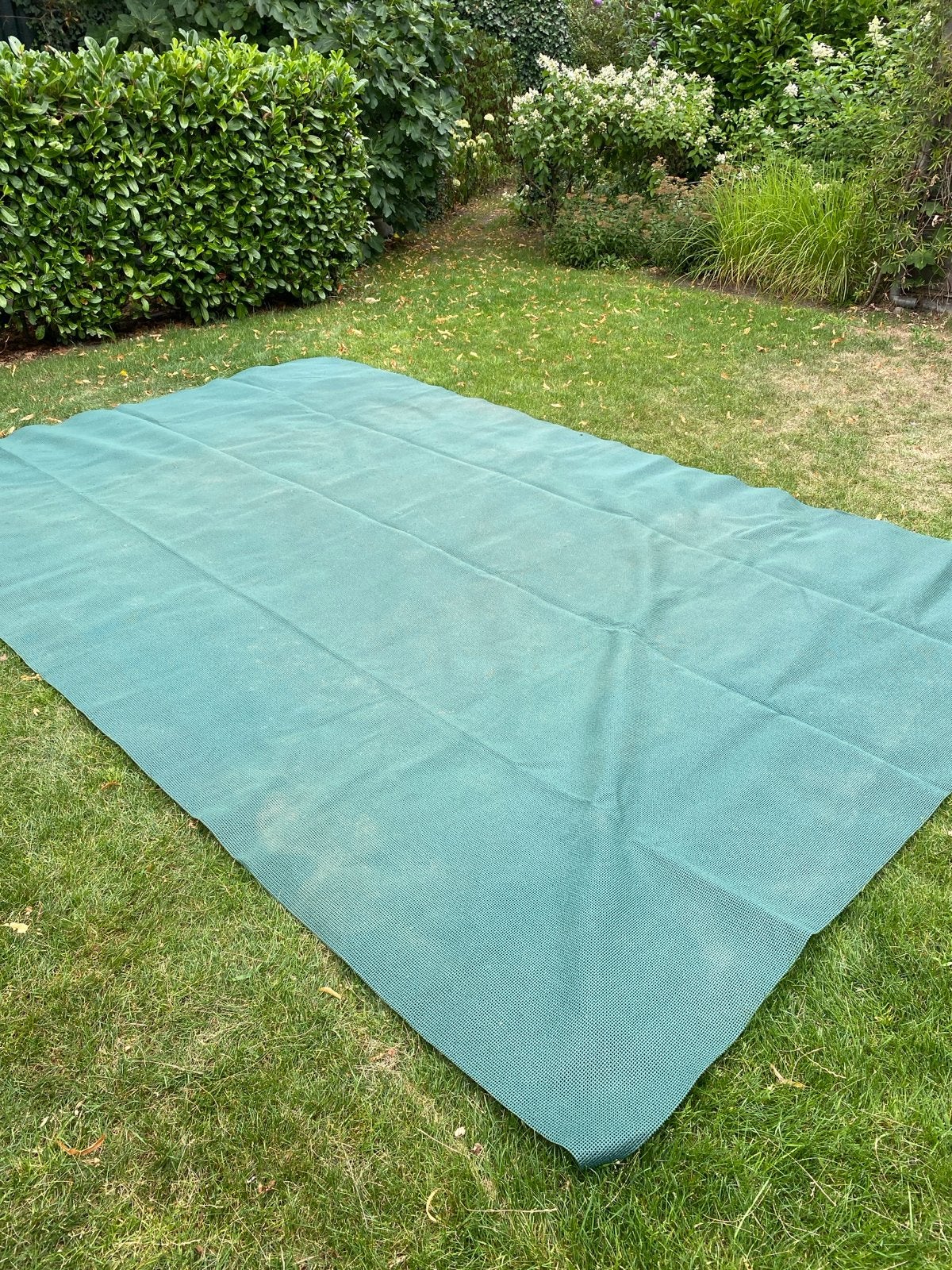 Tenttapijt Groen 250x400cm - Ademend en Duurzaam, Ophalen, Gebruikt
