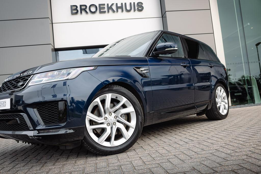 Land Rover Range Rover Sport P400e HSE Dynamic, Auto's, Gebruikt, Euro 6, Met garantie (alle), Blauw