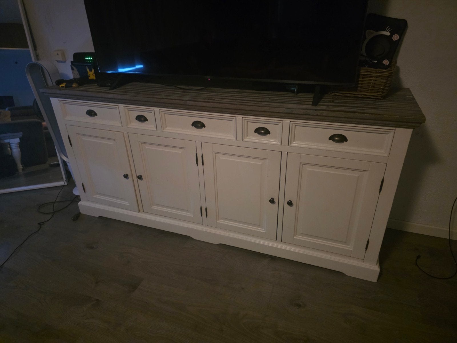 MOET WEG. Fleur Dressoir  + salontafel + bijzettafel, Gebruikt, Met lade(s), Ophalen of Verzenden, Landelijk