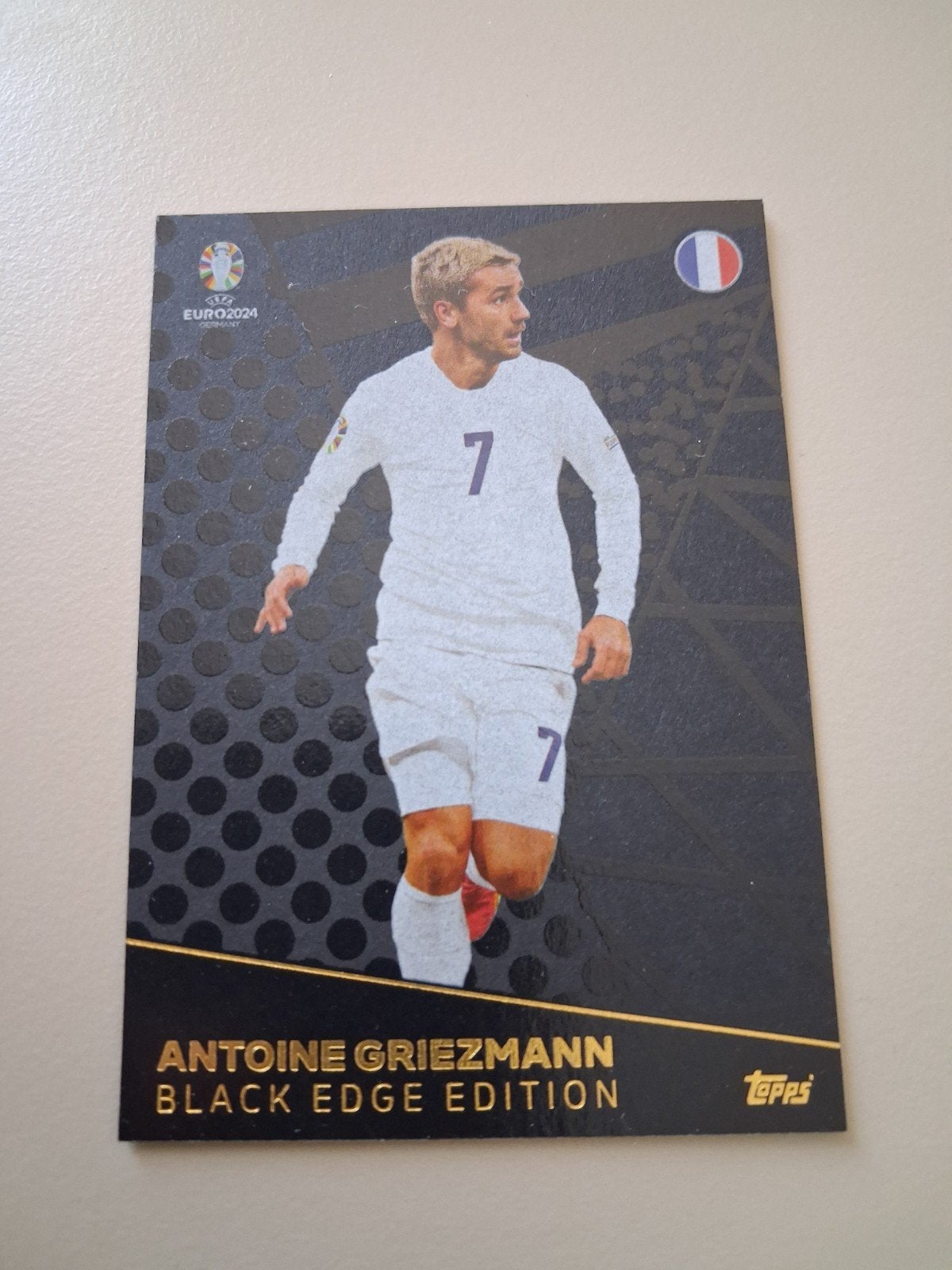 Griezmann Black edge Edition voetbalkaart, Verzenden, Zo goed als nieuw, Buitenlandse clubs, Spelerskaart