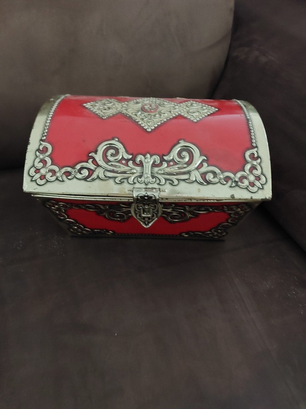 vintage trommel, Verzamelen, Blikken, Ophalen of Verzenden, Gebruikt, Overige
