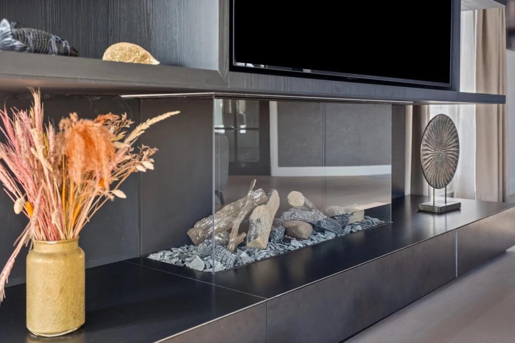 Kalfire gashaard 130 x 55 cm, Ophalen, Gebruikt, Inbouwhaard, Gashaard