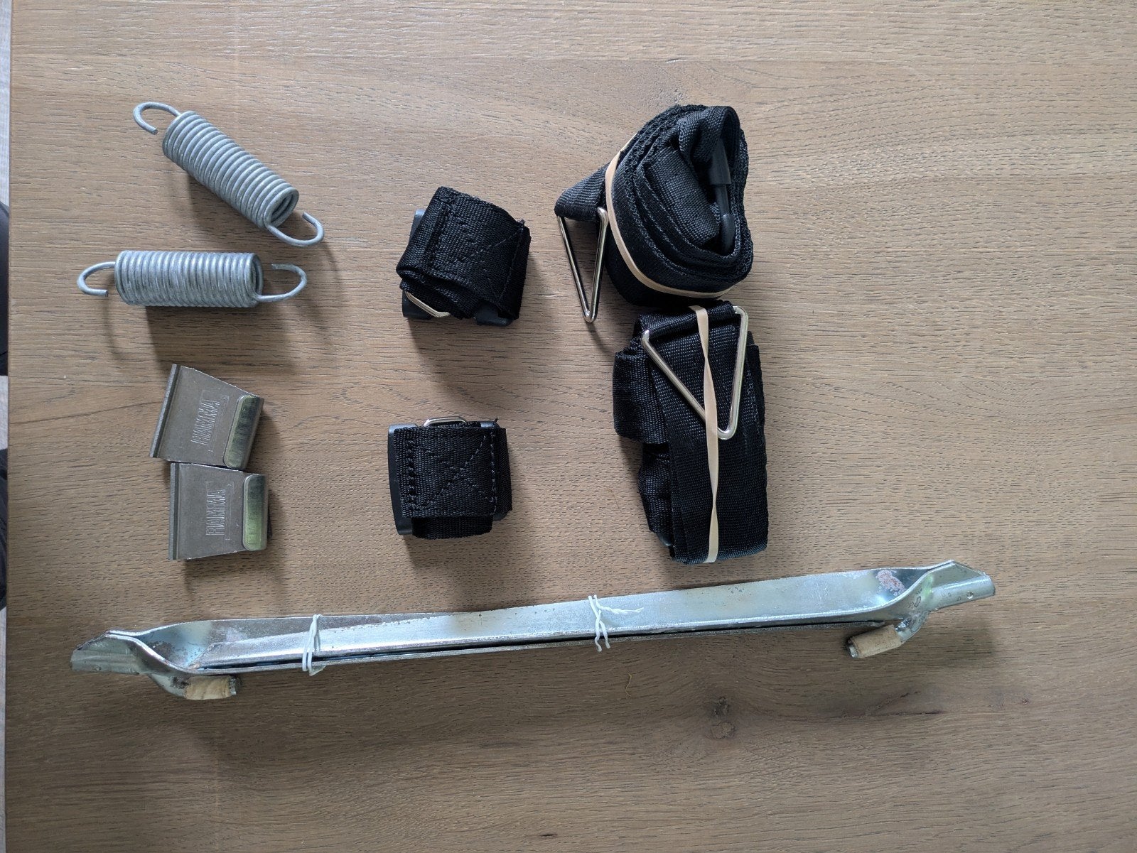 Fiamma luifel stormbanden set - Overcompleet, Caravans en Kamperen, Caravan accessoires, Ophalen of Verzenden, Gebruikt