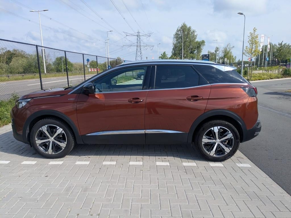 Peugeot 3008 1.2 Puretech 96KW/130PK 2017 Bruin, Auto's, Voorwielaandrijving, Adaptive Cruise Control, 1199 cc, Bruin