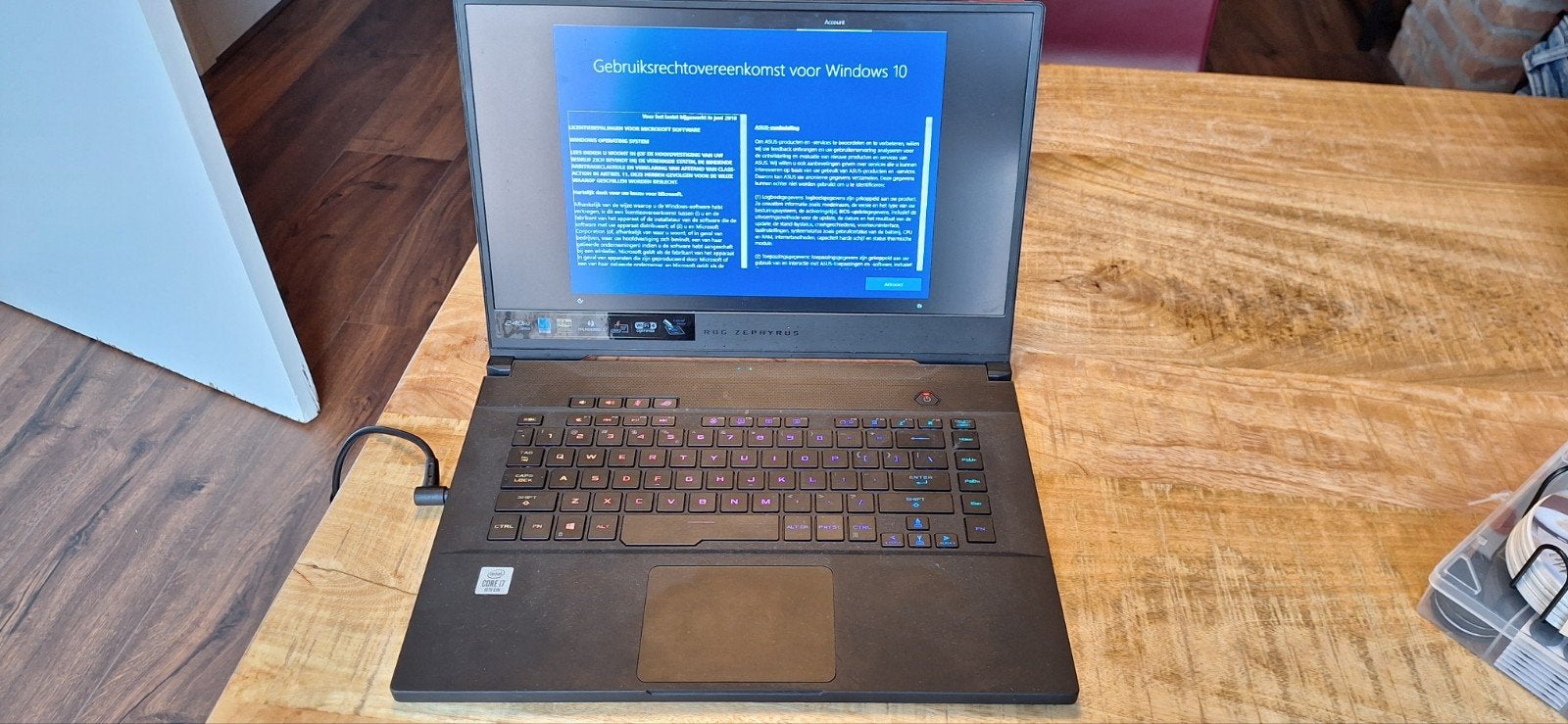 ASUS ROG Zephyrus M15 i7-10750H RTX 2060 1TB SSD, Gebruikt, Met videokaart, 15 inch, Ophalen of Verzenden