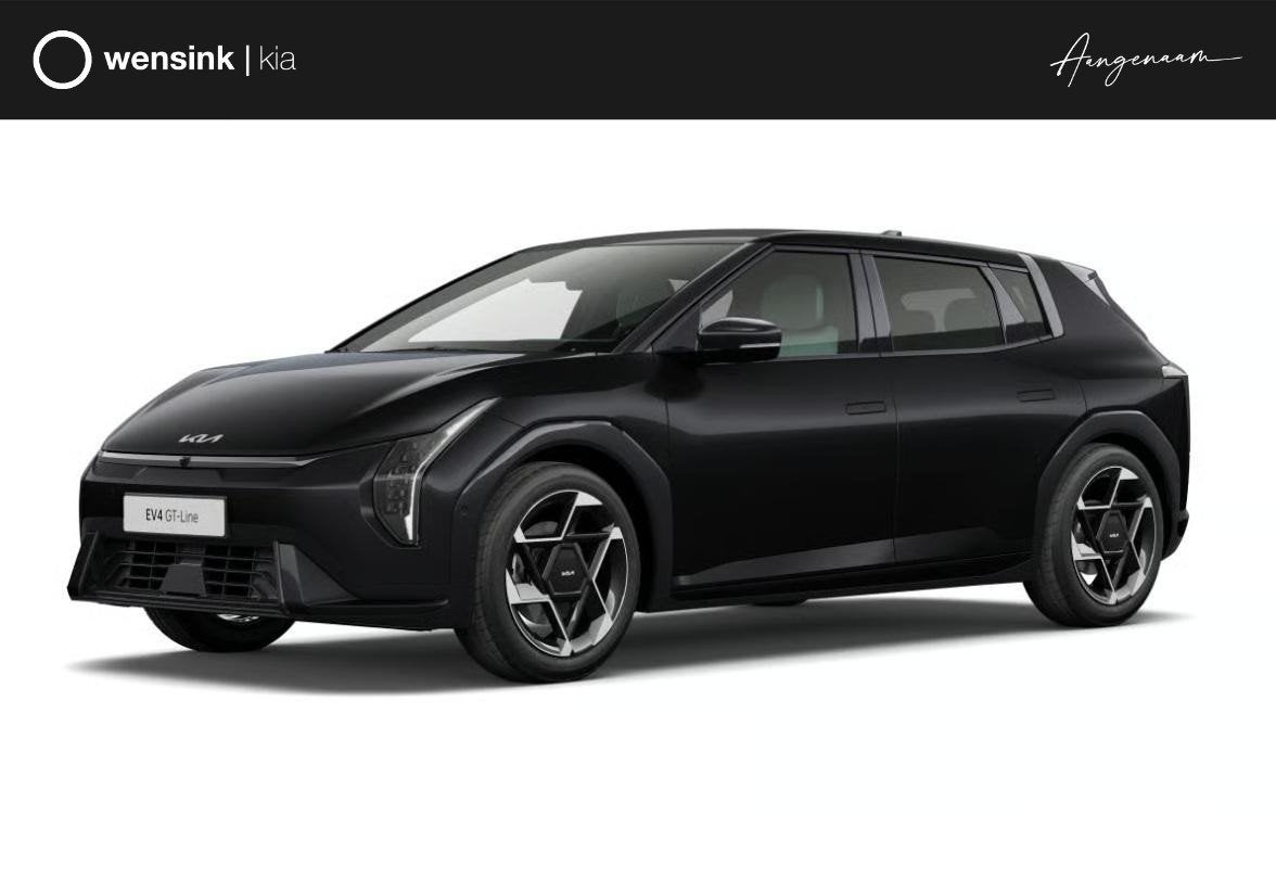 Kia EV4 GT-Line Business Edition 81.4 kWh | Adaptieve cruise, Auto's, 81 kWh, 510 min, Zwart, Zwart