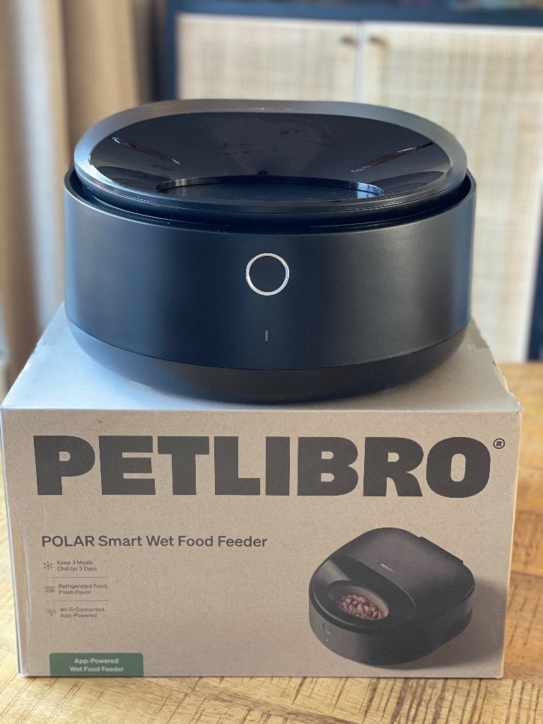 Petlibro Polar automatische voerbak natvoer, wifi + koeling, Dieren en Toebehoren, Ophalen, Automatisch, Zo goed als nieuw