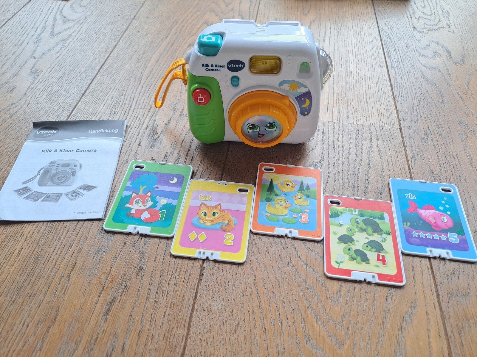 VTech Klik & Klaar Camera met kaarten en handleiding, Kinderen en Baby's, Ophalen of Verzenden, Zo goed als nieuw, 2 tot 4 jaar