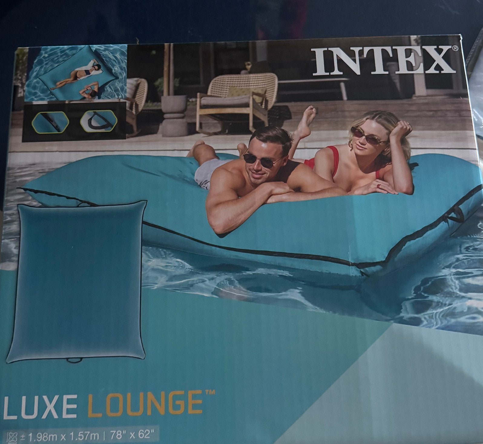 Intex Luxe Lounge Luchtbed - Nieuw in verpakking, Ophalen, Nieuw