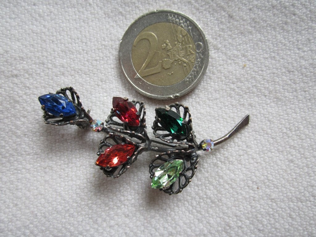 2.  Schitterende oude broche, Ophalen, Overige materialen, Broche