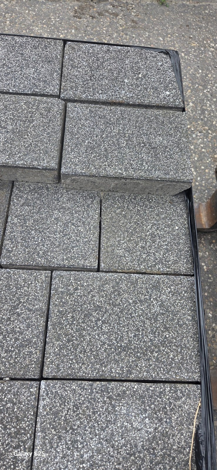 53 m2 20x30x6 cm wit/grijs gen., Ophalen, Beton, Klinkers