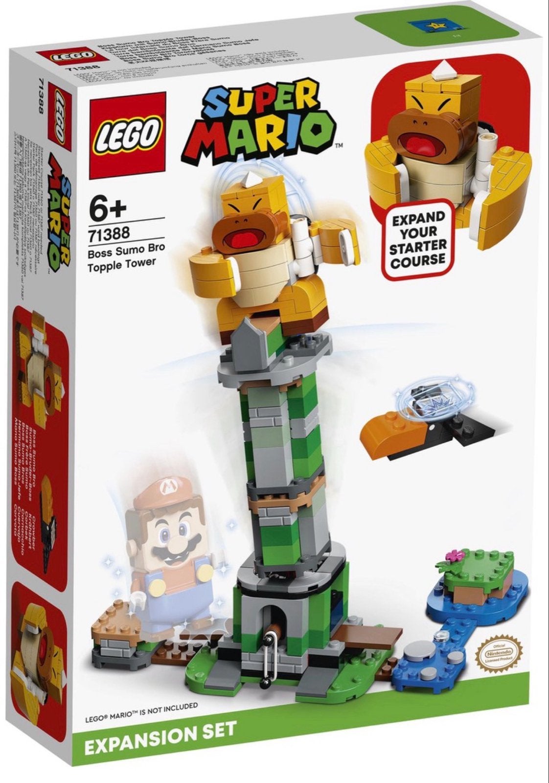 LEGO Super Mario 71388 Boss Sumo Bro Topple Tower Nieuw, Overige thema's, Lego, Nieuw, Ophalen of Verzenden