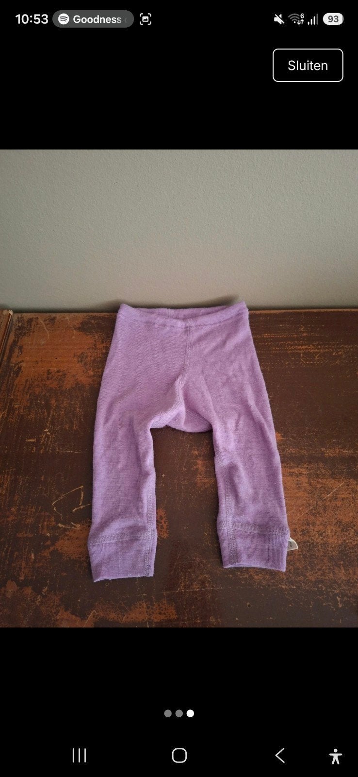 wollen legging broekje, Ophalen of Verzenden, Zo goed als nieuw, Jongetje of Meisje, Broekje
