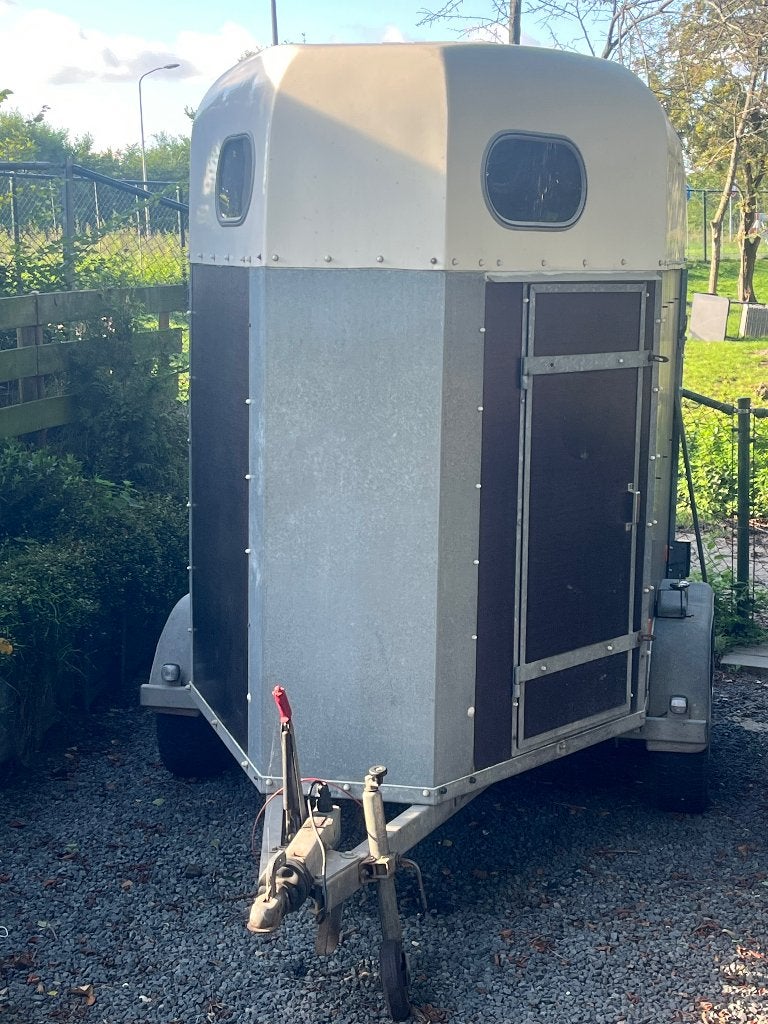 Hoco 2 paards trailer., Ophalen, Gebruikt, Hout