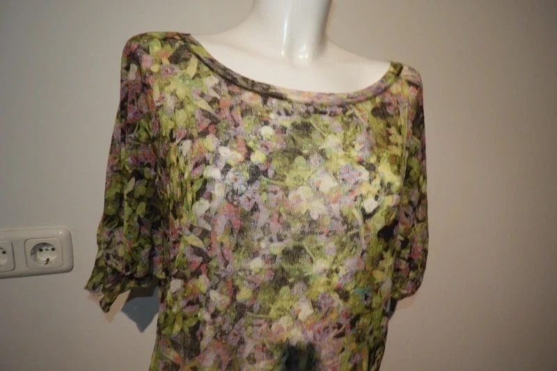Roberto Cavalli kleurrijk truitje tuniek print goud label, Kleding | Dames, Maat 38/40 (M), Zo goed als nieuw, Roberto Cavalli