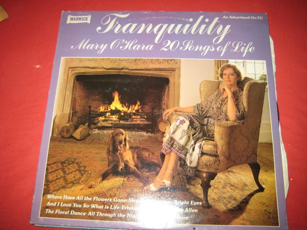 LP, Mary O`Hara: Tranquility, 20 Songs of Love (NO42), Ophalen of Verzenden, Zo goed als nieuw, 12 inch