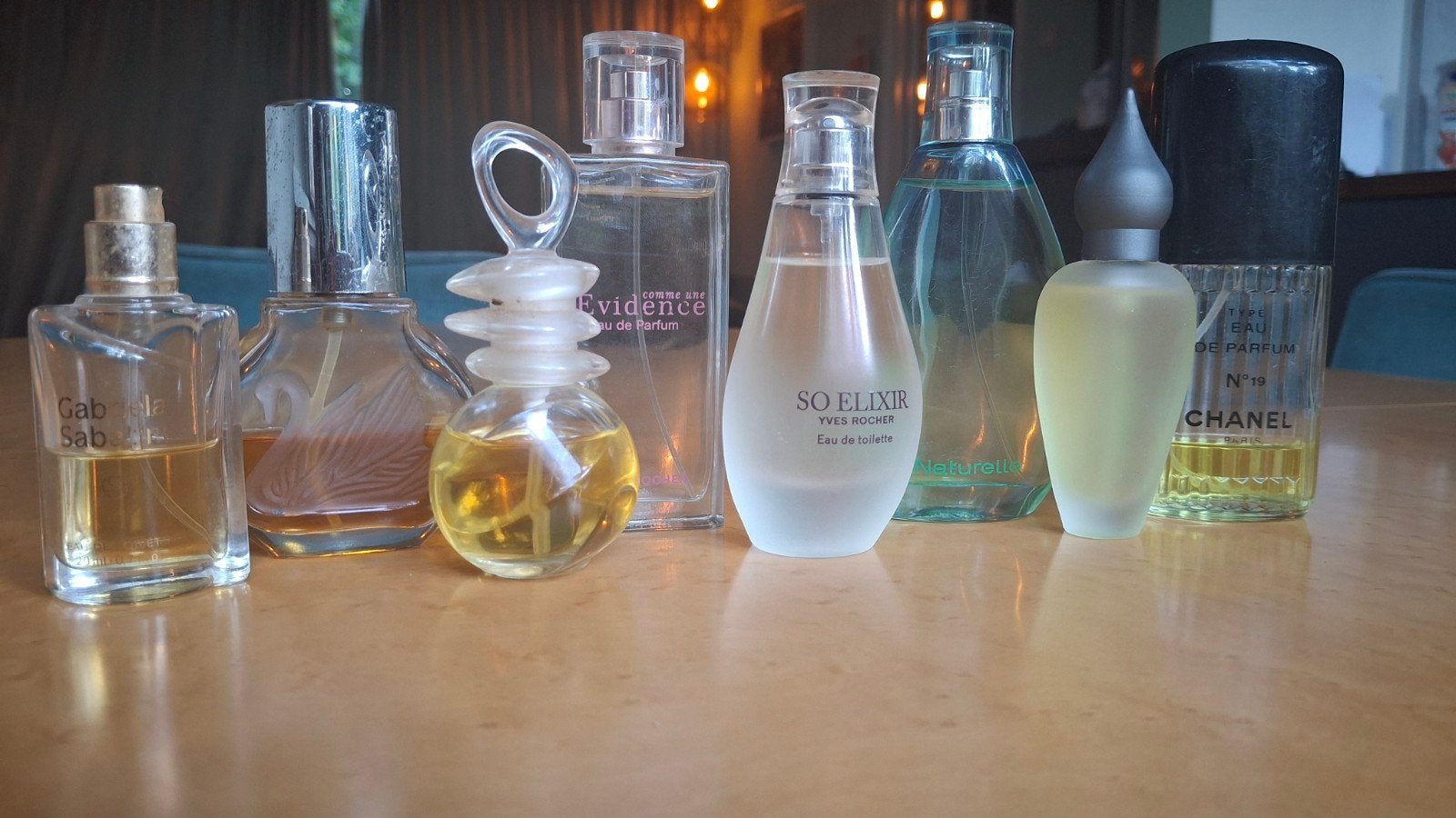 Diverse parfums: Gabriela Sabatini, Naf Naf, CHANEL N19, Ophalen