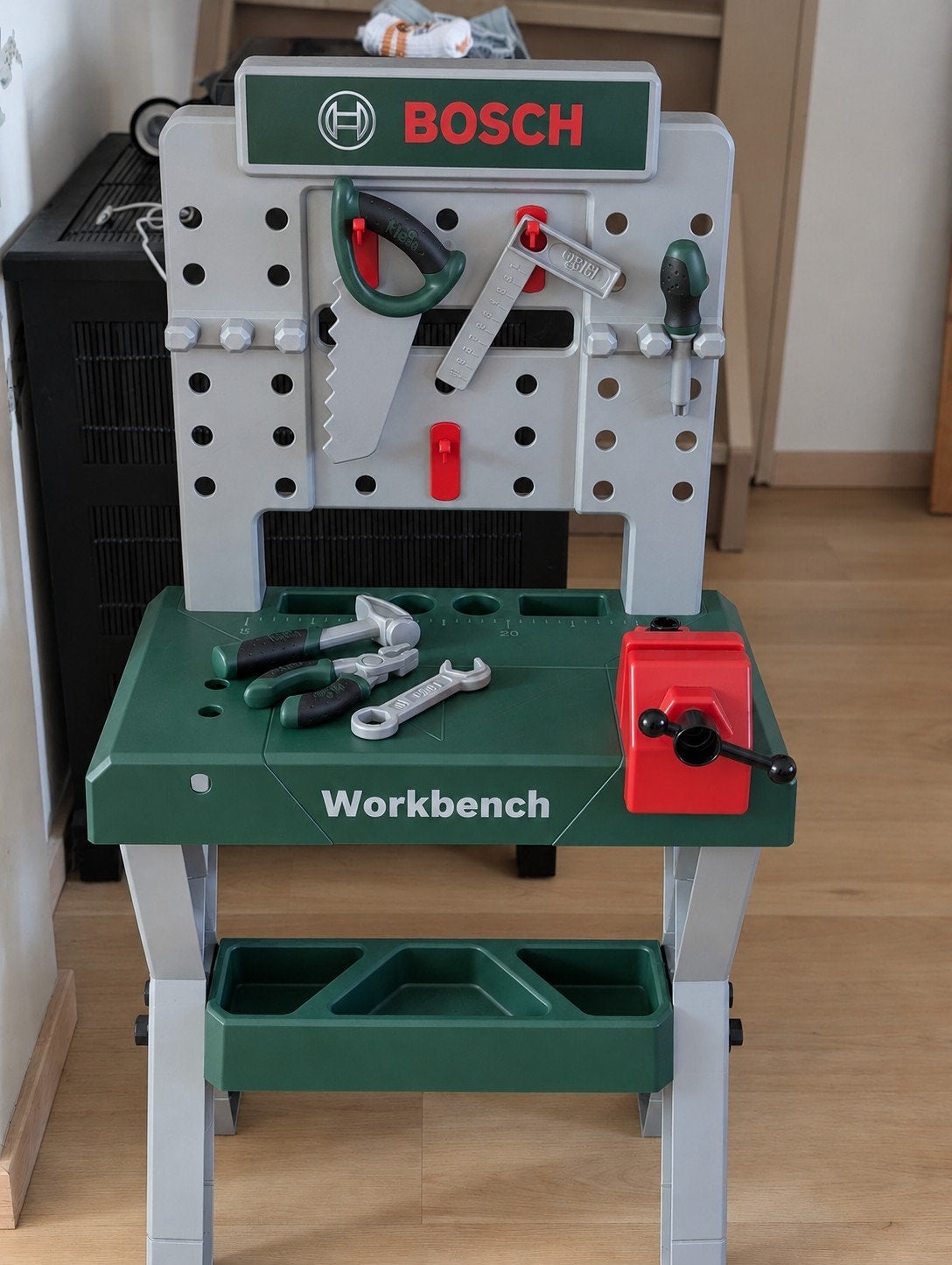 Bosch Speelgoed Werkbank met Toebehoren voor Kinderen, Kinderen en Baby's, Ophalen, Gebruikt, Jongen of Meisje
