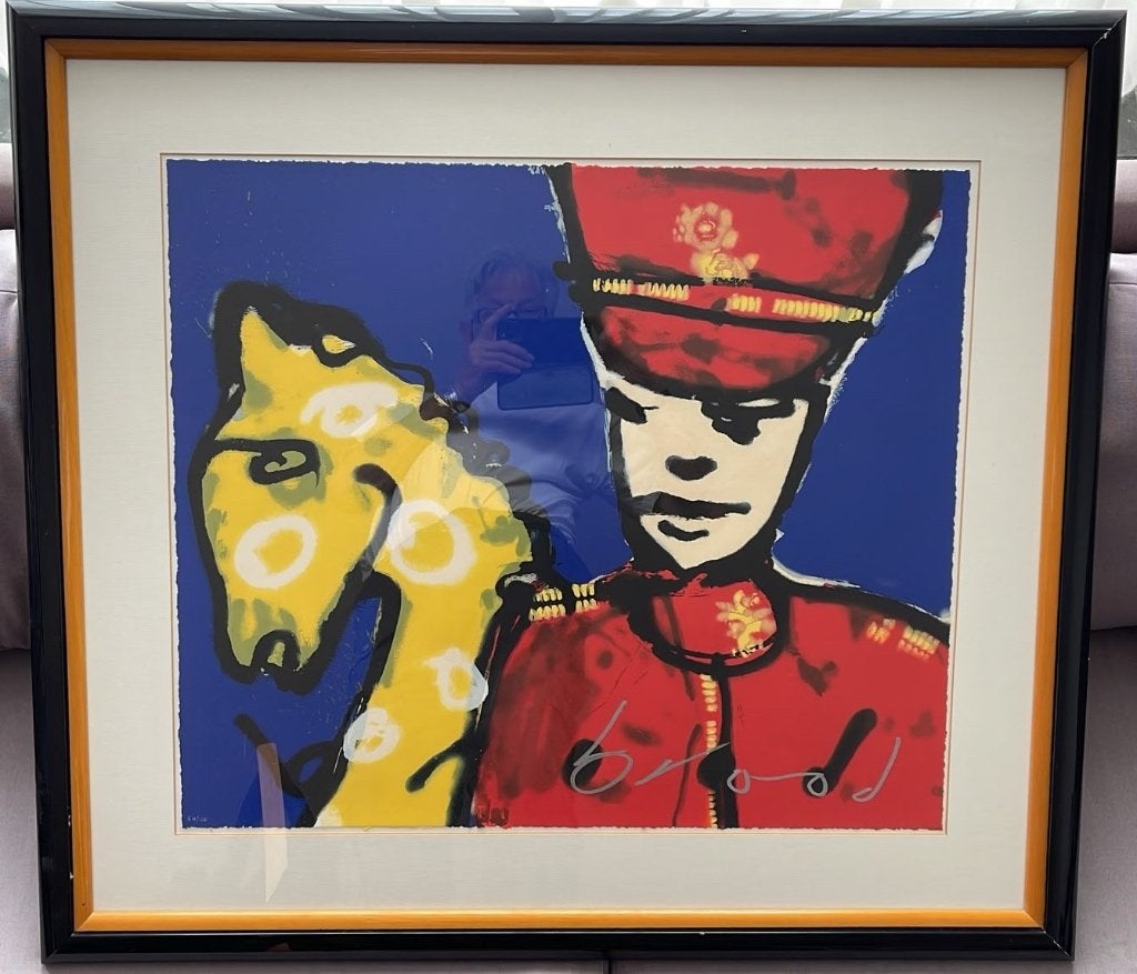 Zeefdruk Herman Brood "Huzaar" 54/100, Antiek en Kunst, Ophalen