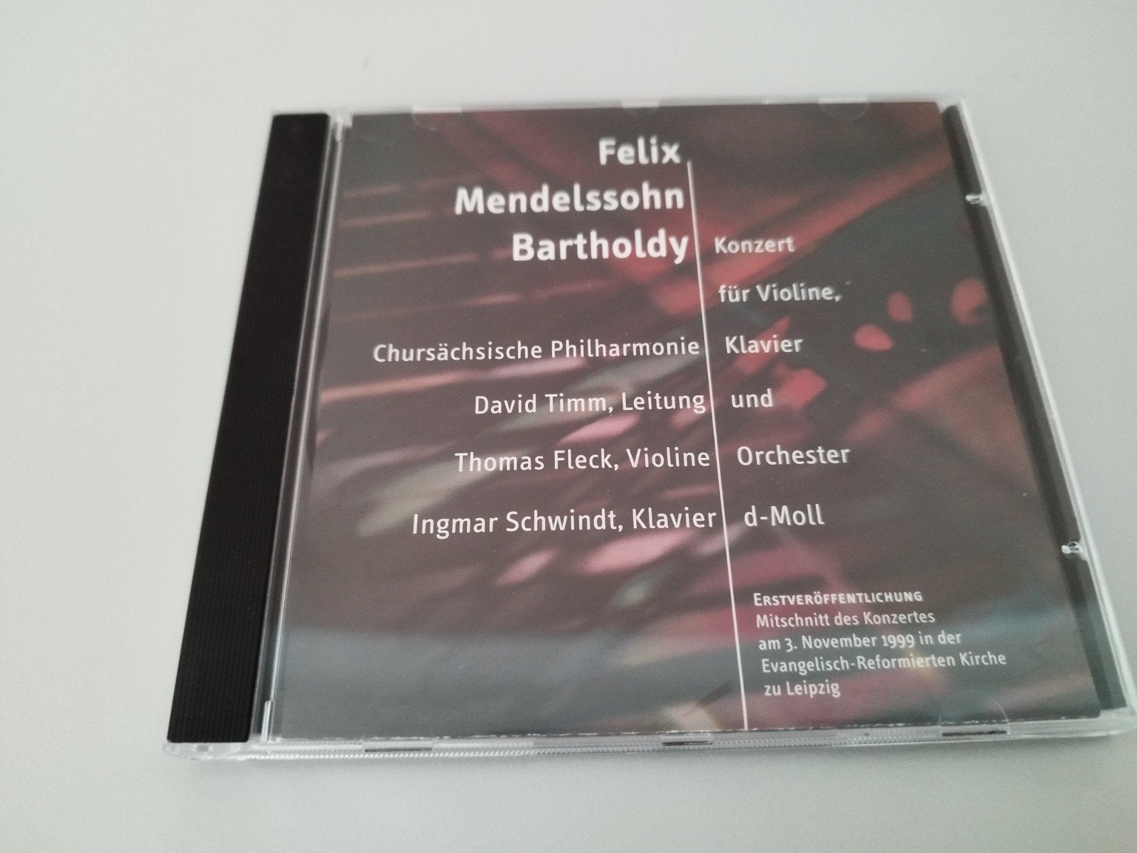 Felix Mendelssohn Bartholdy, Cd's en Dvd's, Cd's | Klassiek, Ophalen of Verzenden, Romantiek, Zo goed als nieuw, Kamermuziek