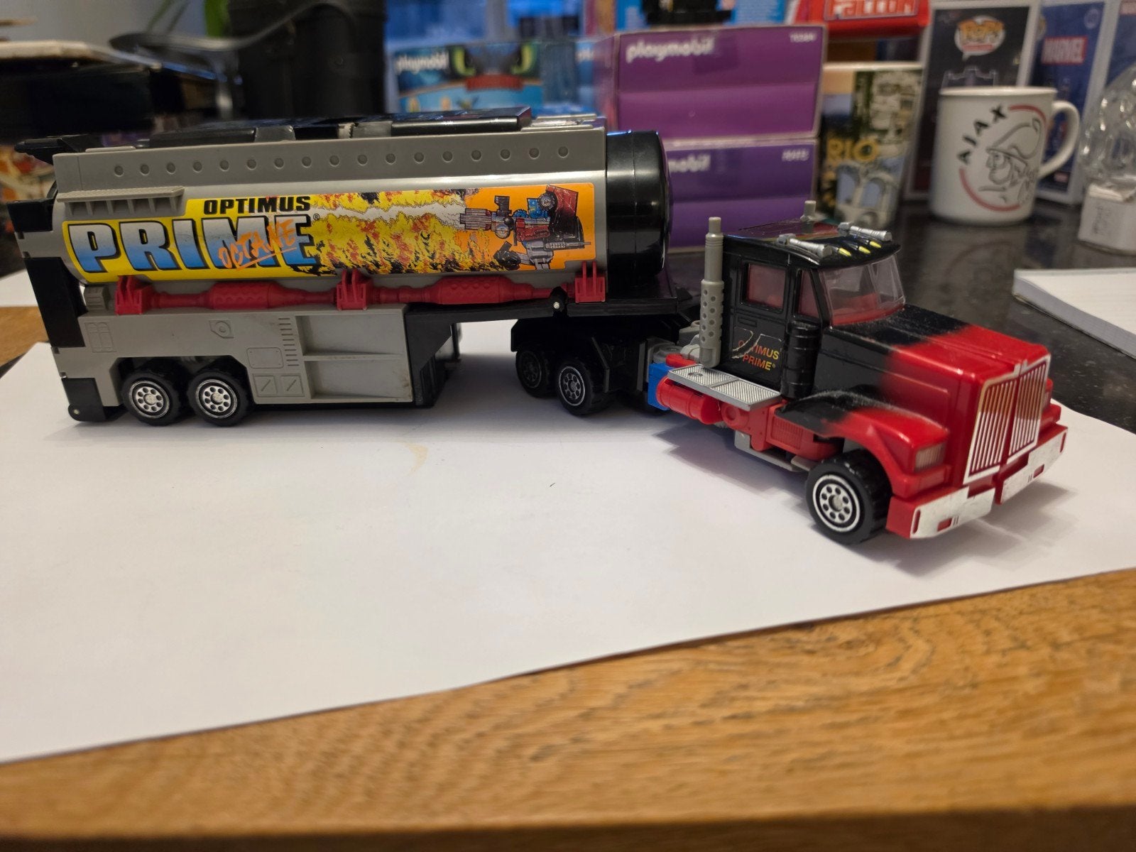 Transformer 1994 Optimus Prime, Verzamelen, Transformers, G2, Ophalen of Verzenden, Zo goed als nieuw, Autobots
