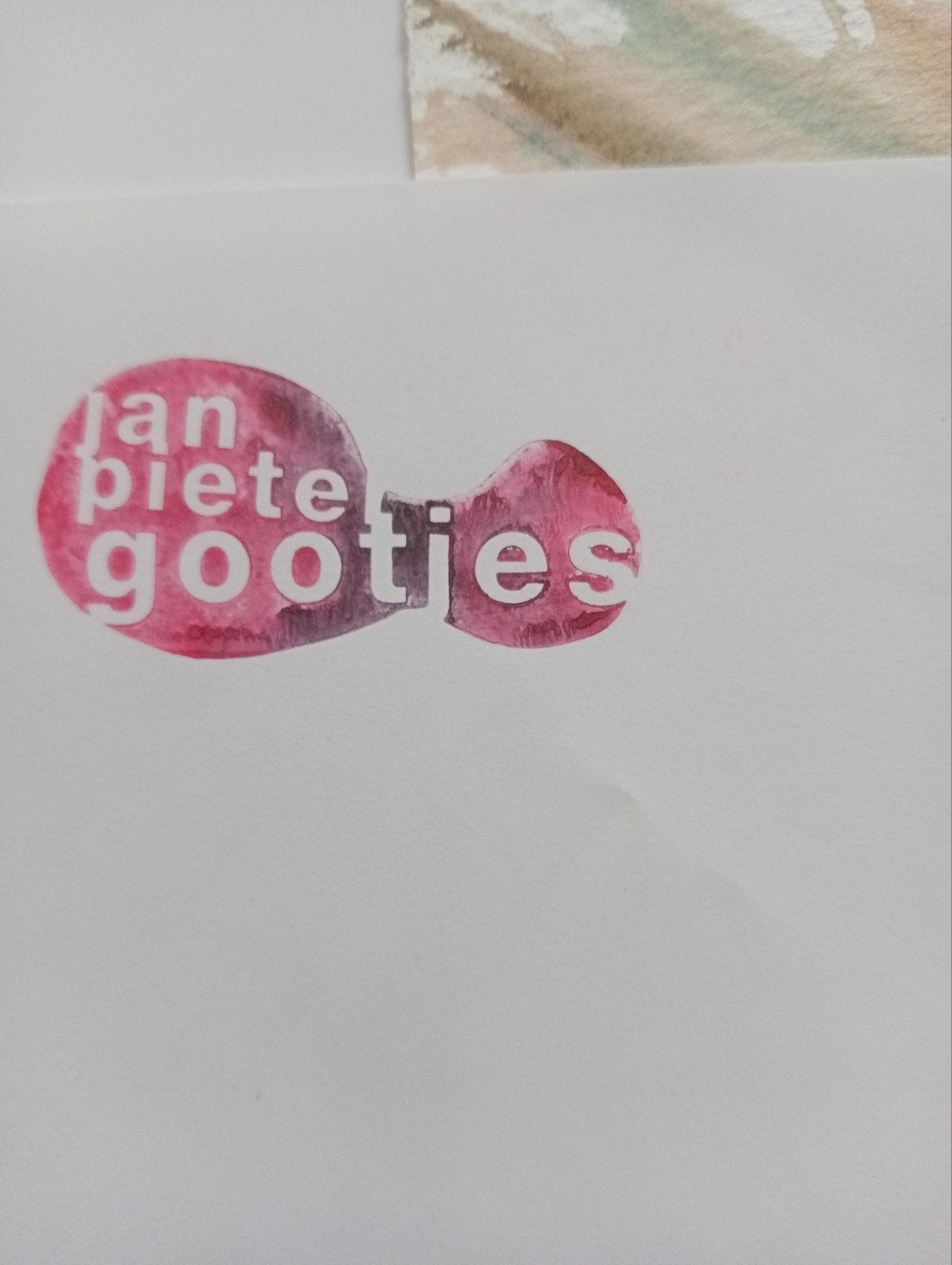 Jan Pieter Gootjes Aquarel 1998, Ophalen of Verzenden