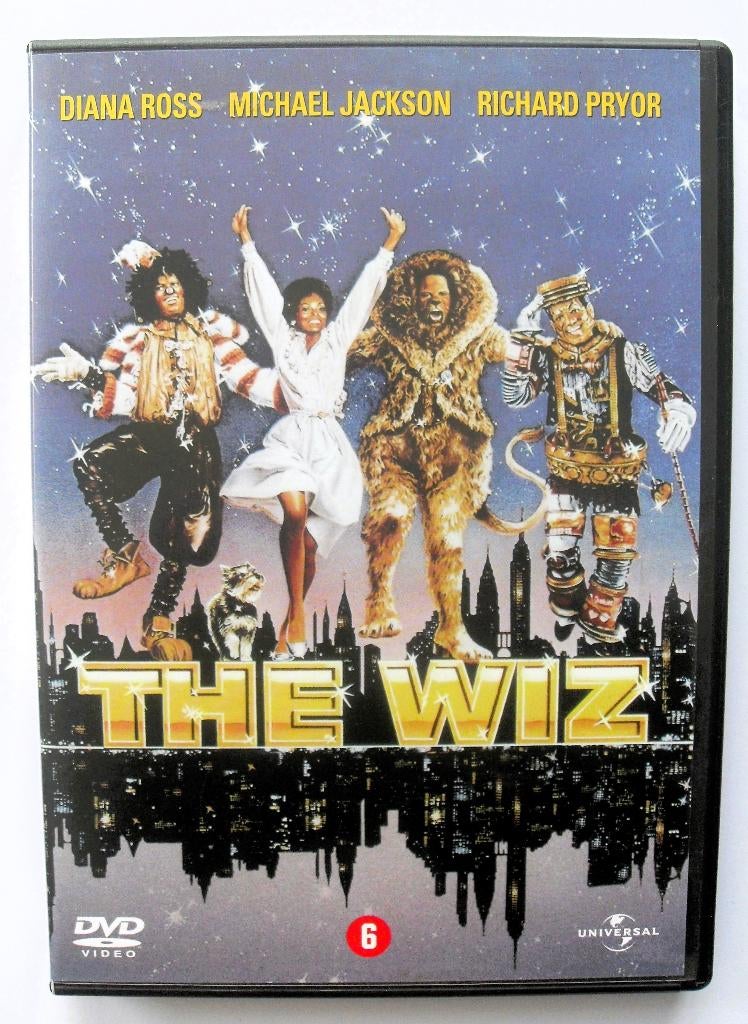 The Wiz (originele dvd) Michael Jackson & Diana Ross, Avontuur, Gebruikt, Ophalen of Verzenden, Vanaf 6 jaar
