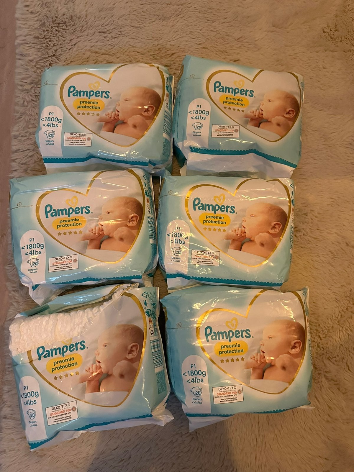 Pampers Preemie Protection P1 prematuur <1800g –, Ophalen, Nieuw, Overige typen