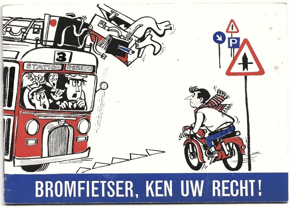 Tomos bromfiets recht handleiding 1961, Verzenden, Zo goed als nieuw