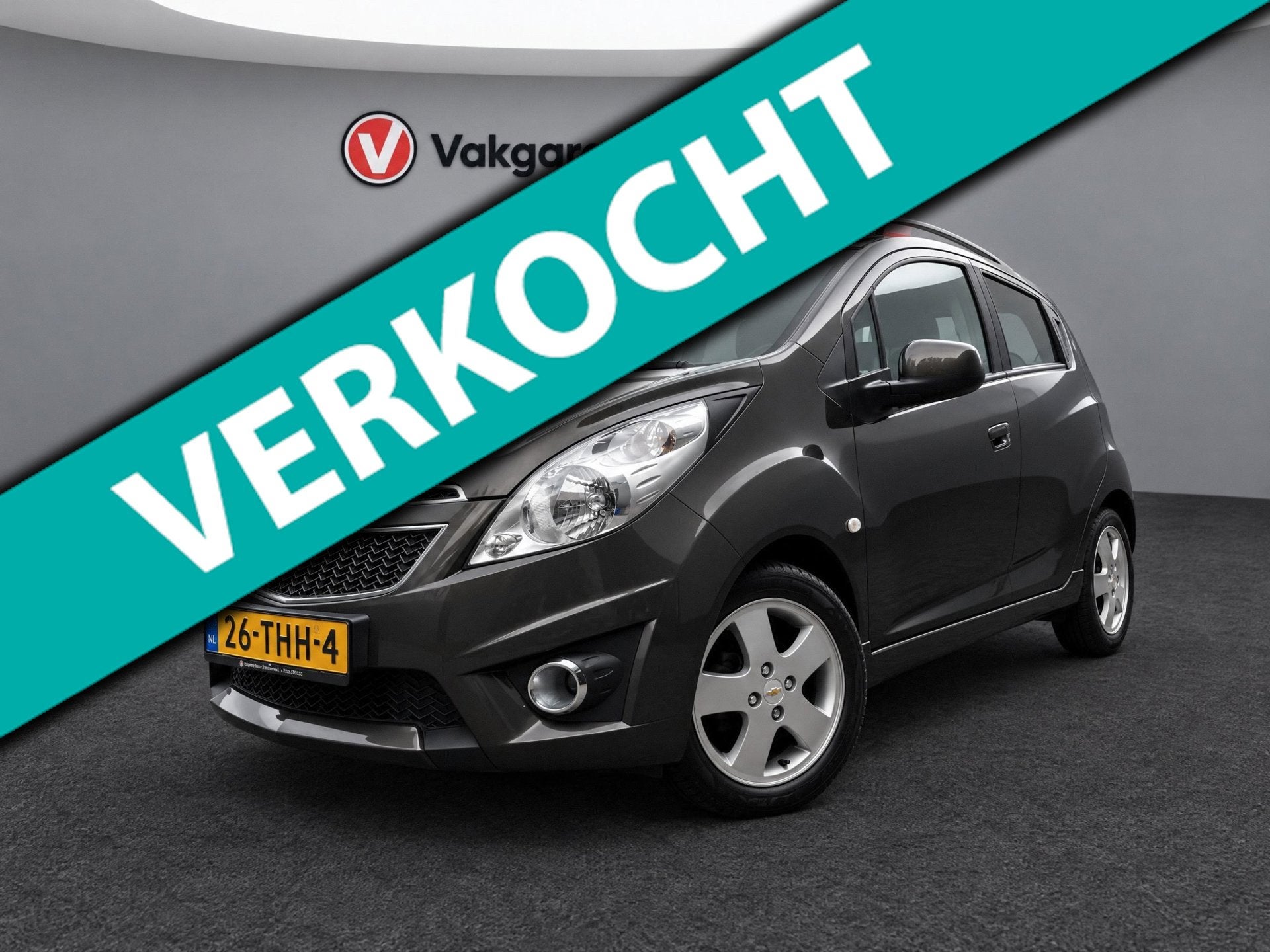 Chevrolet Spark 1.2 16V (12 mnd BOVAG-garantie), Auto's, Stof, Gebruikt, Zwart, 82 pk