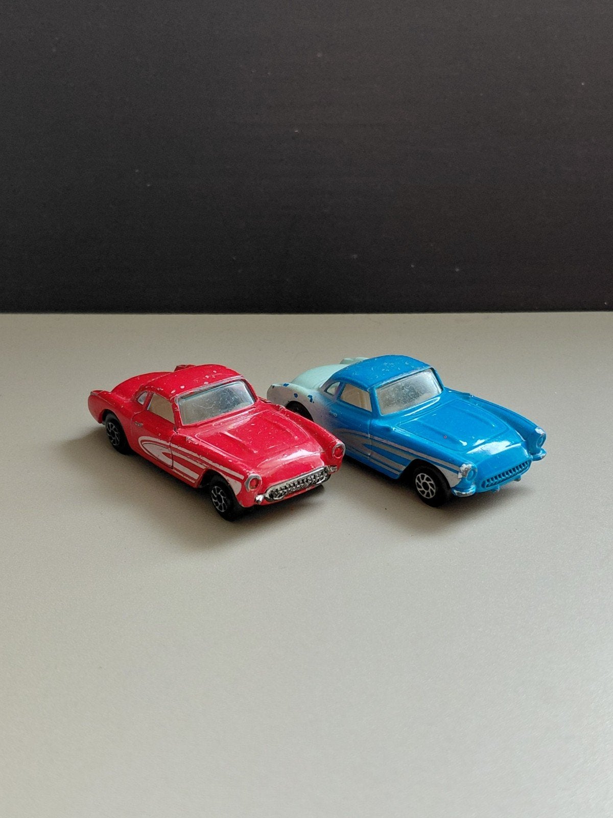 Chevrolet Corvette C1 Yatming 1/60 - Set van 2, Ophalen of Verzenden, Gebruikt, Auto
