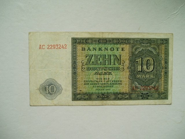 1208. Oost Duitsland, 10 deutsche mark 1948., Postzegels en Munten, Bankbiljetten | Europa | Niet-Eurobiljetten, Verzenden, Duitsland