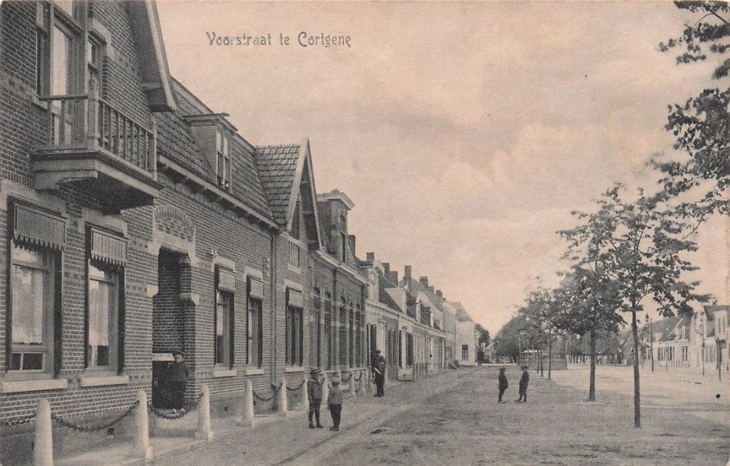 703-309-047 Voorstraat te Kortgene, Verzamelen, Verzenden, Voor 1920, Zeeland