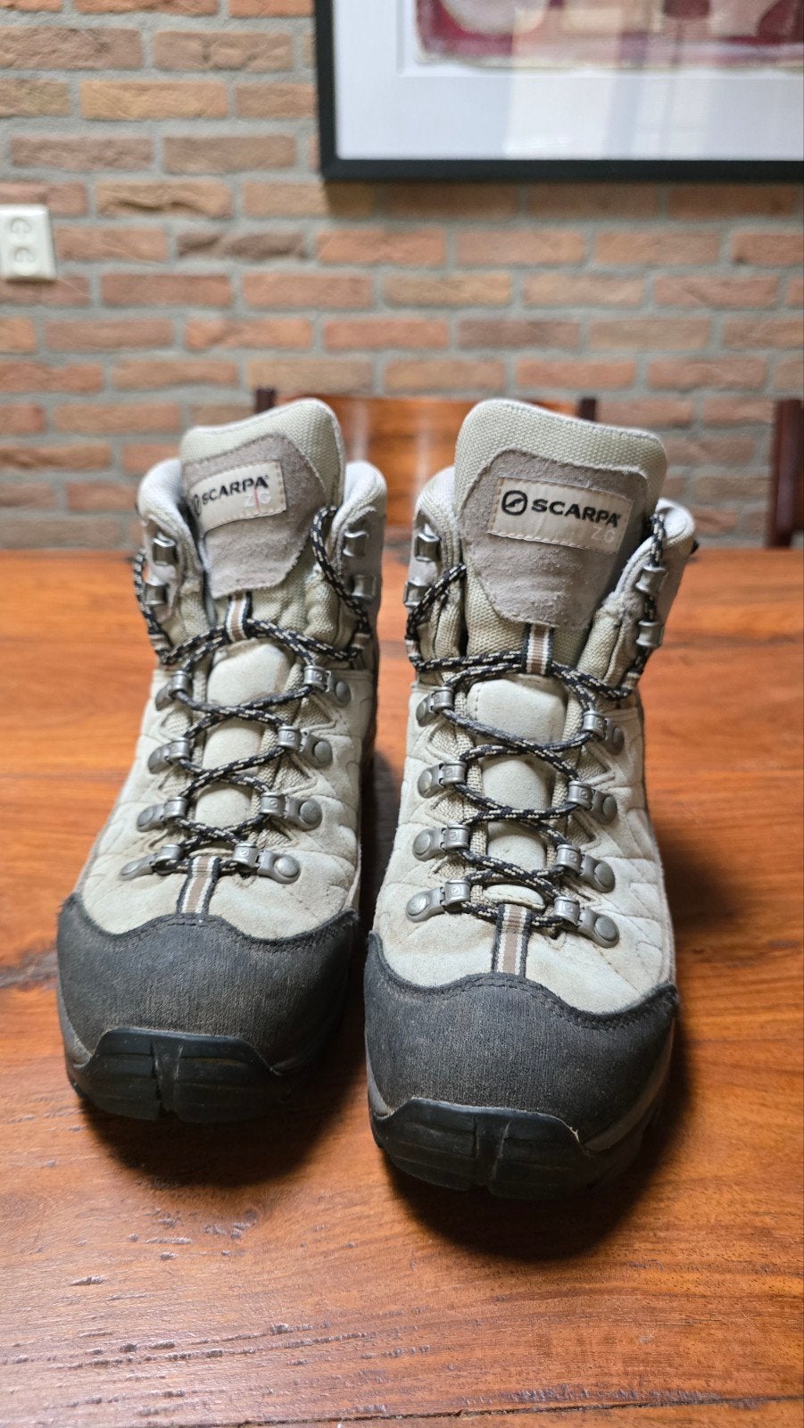 Scarpa ZG dames 39,5 wandelschoenen, Sport en Fitness, Verzenden, Gebruikt, Schoenen
