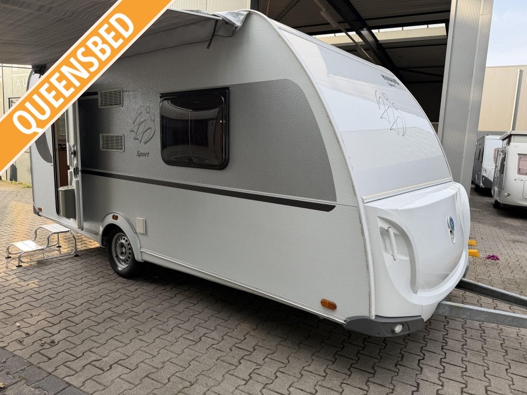 Knaus Sport 460 XB QUEENSBED - MOVER - ZAKLUIFEL - TOPSTAAT!, Caravans en Kamperen, Rondzit, Bedrijf, 4 tot 5 meter, Knaus