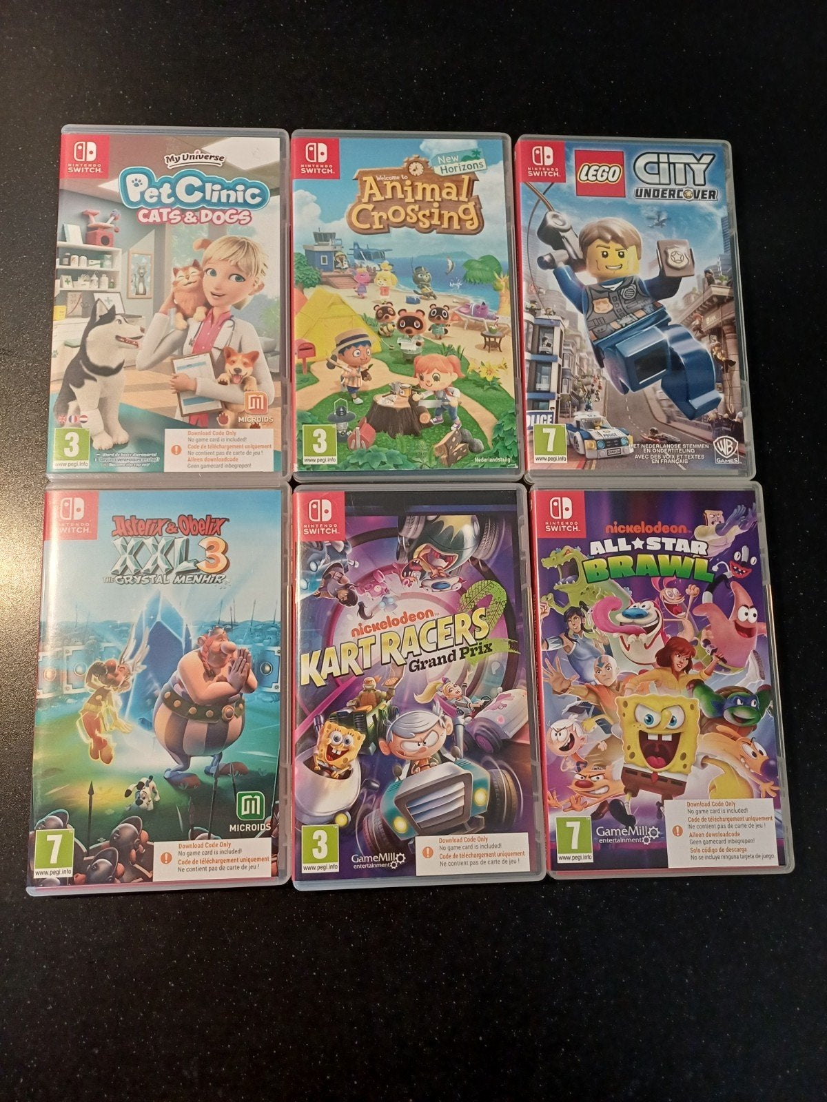 Nintendo Switch games - 6 stuks, Ophalen of Verzenden, Gebruikt, Met games