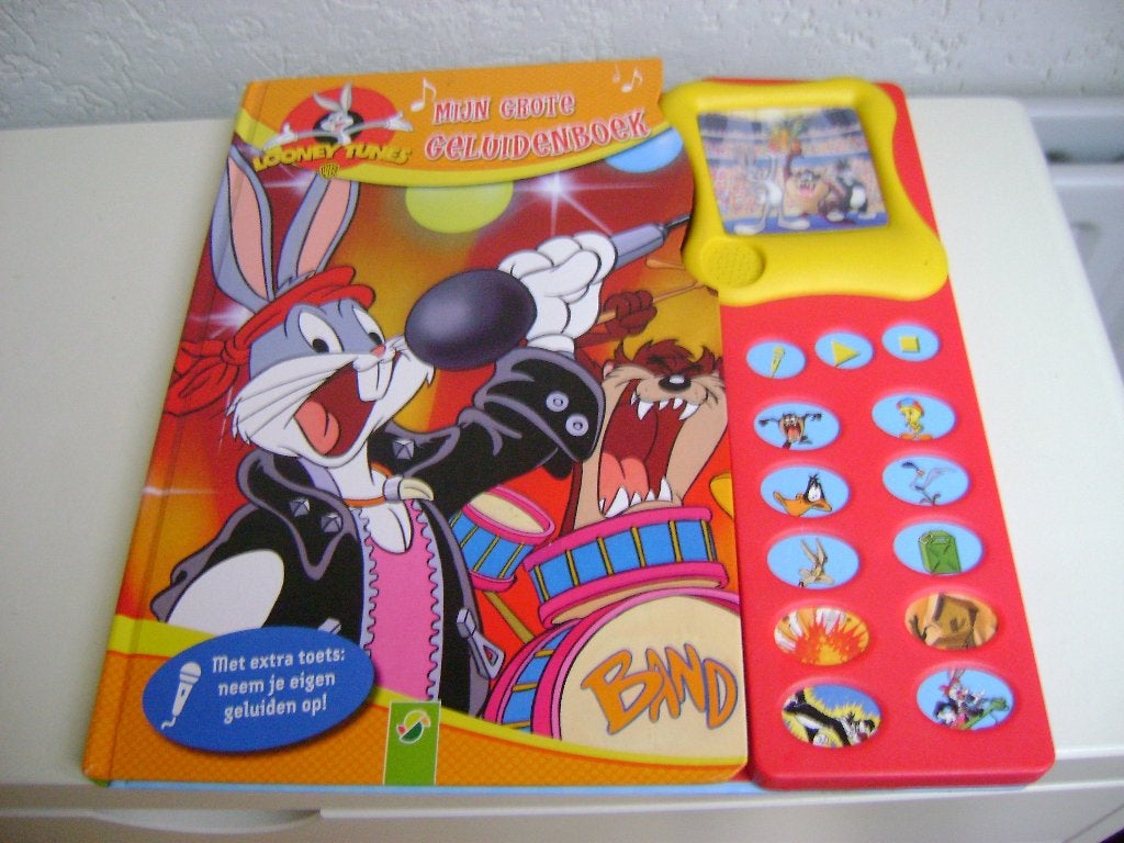 looney tunes kleuterboek met geluiden, Jongen of Meisje, Ophalen of Verzenden, Zo goed als nieuw, Voorleesboek