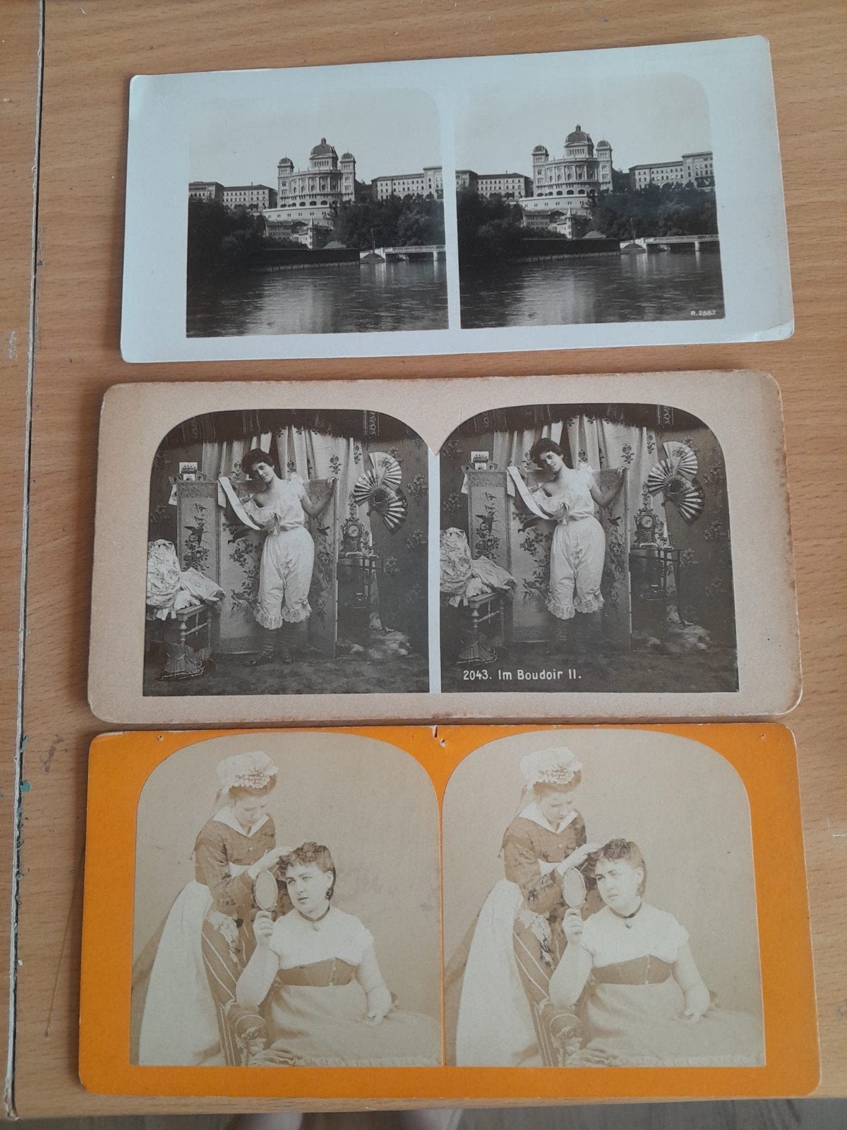 foto's voor een stereoscoop, Ophalen of Verzenden, Voor 1940, Zo goed als nieuw