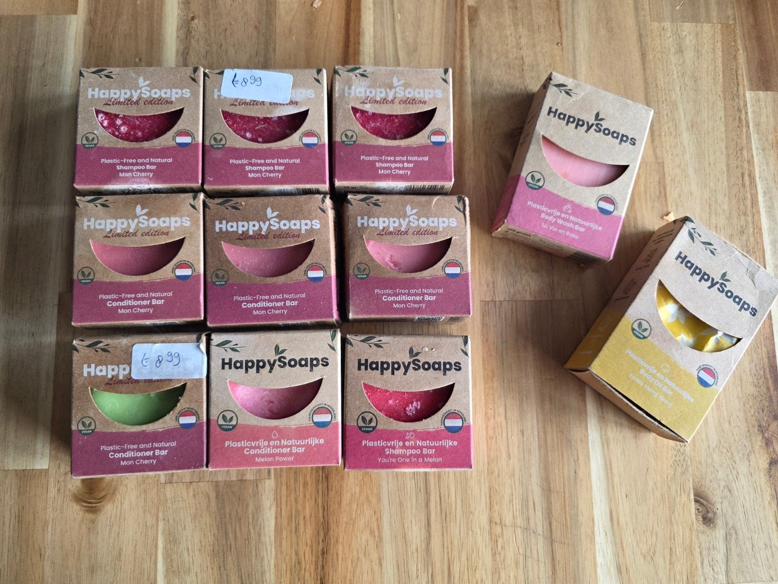 Diverse HappySoaps bars: shampoo, conditioner, body oil/wash, Sieraden, Tassen en Uiterlijk, Uiterlijk | Lichaamsverzorging, Ophalen