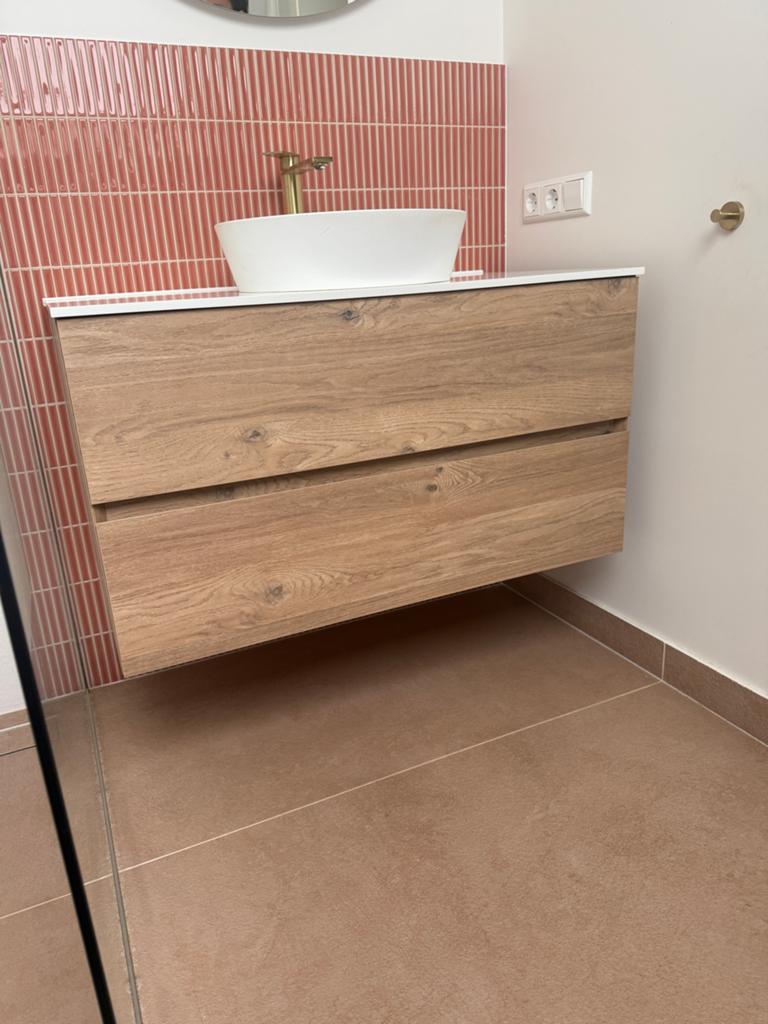 Storke Edge Wastafelonderkast met wasbak en kraan, Ophalen, Nieuw, 50 tot 100 cm, Minder dan 100 cm