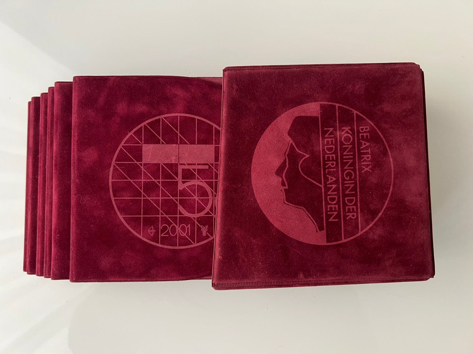 Zeldzame Jaarset Nederlandse Gulden Proofset 1996-2001 Munt, Ophalen of Verzenden, Verzamelmap