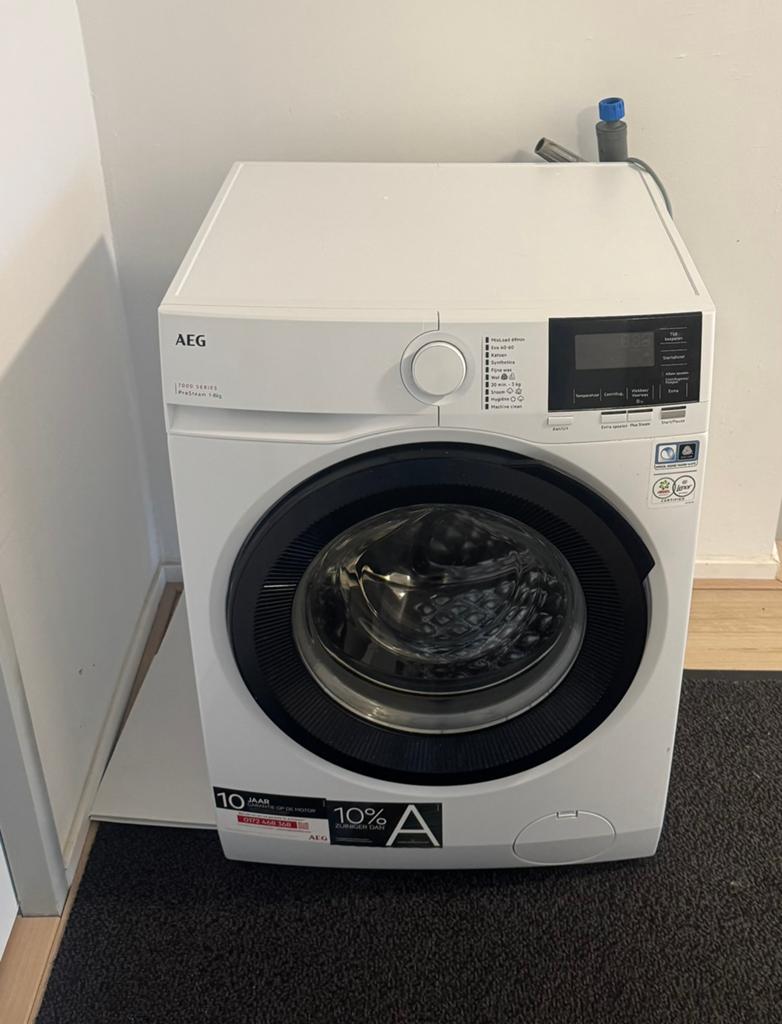 AEG 7000 Series Wasmachine - Zo Goed Als Nieuw, 6 tot 8 kg, Ophalen of Verzenden, 85 tot 90 cm, 1600 toeren of meer
