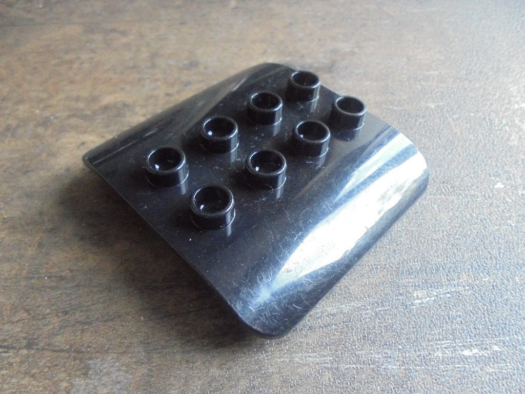 Lego Duplo Train Cabin Roof 4x4 (zie foto's), Ophalen of Verzenden, Gebruikt, Losse stenen, Duplo