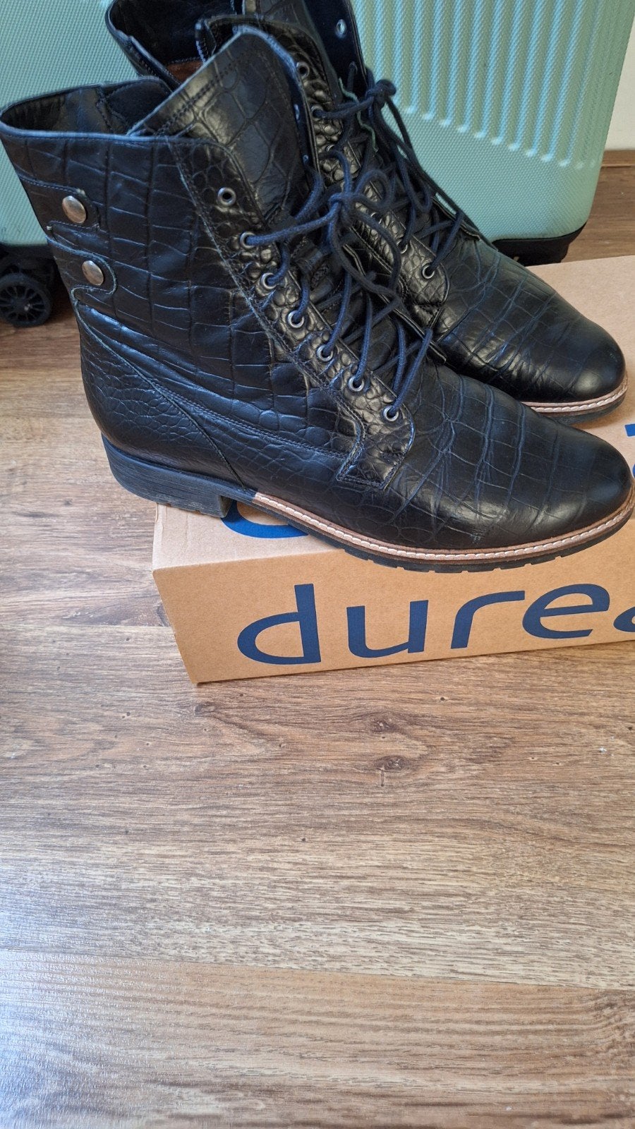 laarsjes durea maat 6 h, Ophalen of Verzenden, Zo goed als nieuw, Zwart